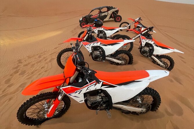 1-Hour KTM 450CC Dirt bike Desert Adventure Tours in Dubai - Arriving near Al Madam from Dubai