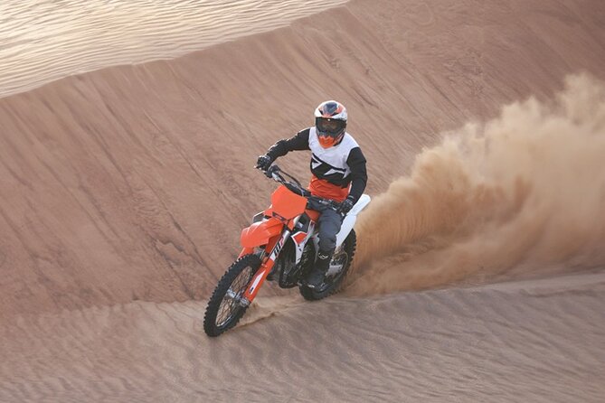 1-Hour KTM 450CC Dirt bike Desert Adventure Tours in Dubai - Instruction for beginners and support for experienced riders