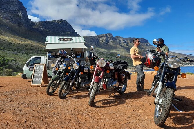 2 Hours Morning Ride on a Classic Royal Enfield in Cape Town - Hout Bay Beach and the 30-minute coffee break