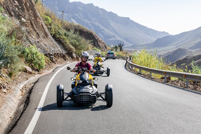 3 Wheel Motorcycle like Quad/Buggy Tour Gran Canaria (Maspalomas) - Coastal views at Playa de Amadores
