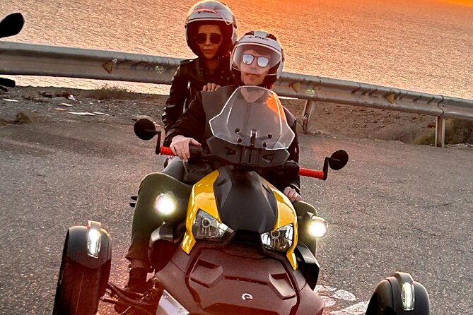 3 wheels motorcycle Coast Tour - Ryker - Gran Canaria Maspalomas - Playa de Amadores: the tour’s main viewpoint