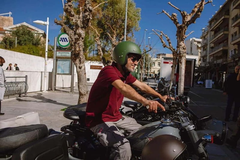 Acropolis of Athens: 60′ Tour in a Vintage Motorcycle - Plaka by motorcycle, not by tour bus