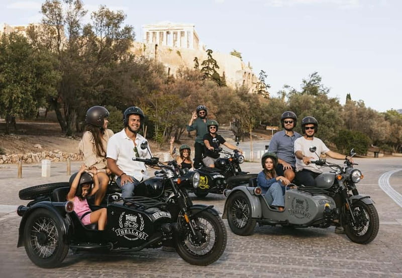Acropolis of Athens: 60′ Tour in a Vintage Motorcycle - Meeting up near central Athens