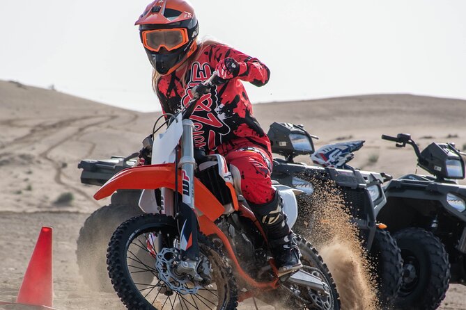 Adult Desert Motorbike Training in Dubai - A private lesson is valuable for beginners