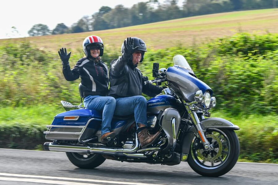 Alton: 1-Hour Harley Davidson Pillion Tour - South Downs - The first South Downs ride starts at an easy pace