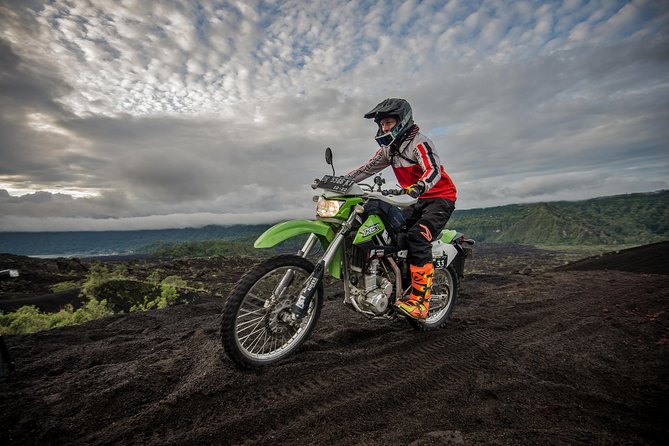 Bali Dirt Bike Adventure - Mount Batur’s crater and volcanic black sand