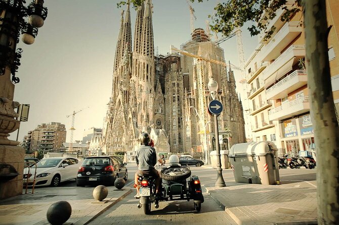 Barcelona Private Tour by Sidecar Motorcycle - Gaudi and modernist Barcelona from the street