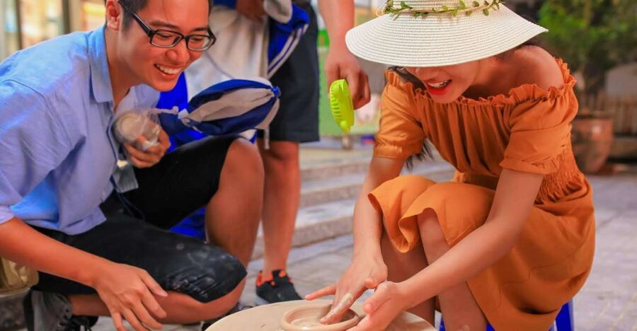 Bat Trang Pottery ancient village by Motorbike - Why Bat Trang pottery is worth seeing