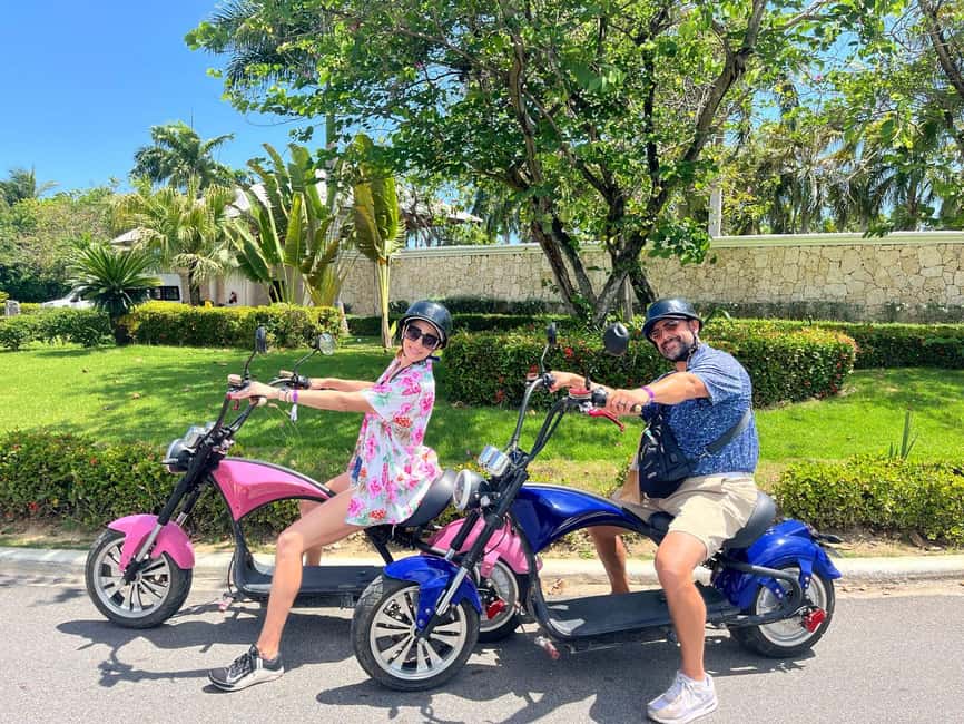 Bavaro Punta Cana: City Tour with Harley models E-Scooters - Key details at a glance