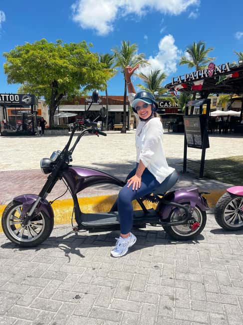Bavaro Punta Cana: City Tour with Harley models E-Scooters - Chez Nicole Boutique for shopping time