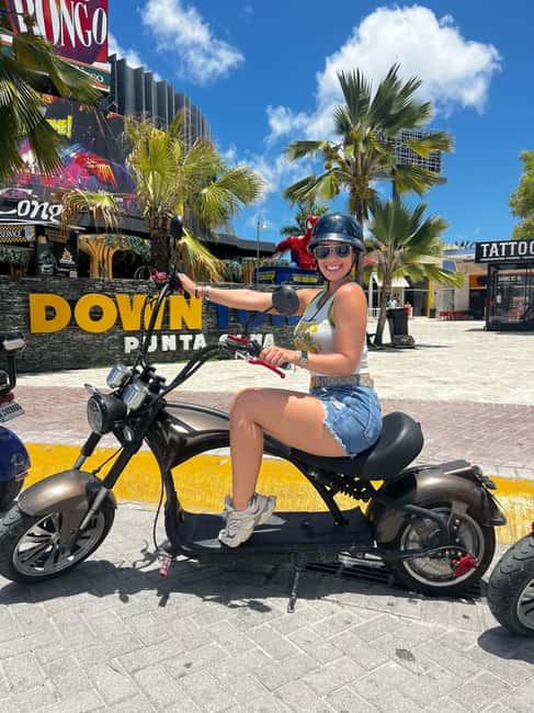 Bavaro Punta Cana: City Tour with Harley models E-Scooters - Playa Bibijagua, swimming, and a longer pause