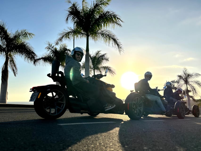 Can-am Ryker moto / buggy / quad Tour: Coast (Maspalomas) - Arguineguín and the rhythm of the ride