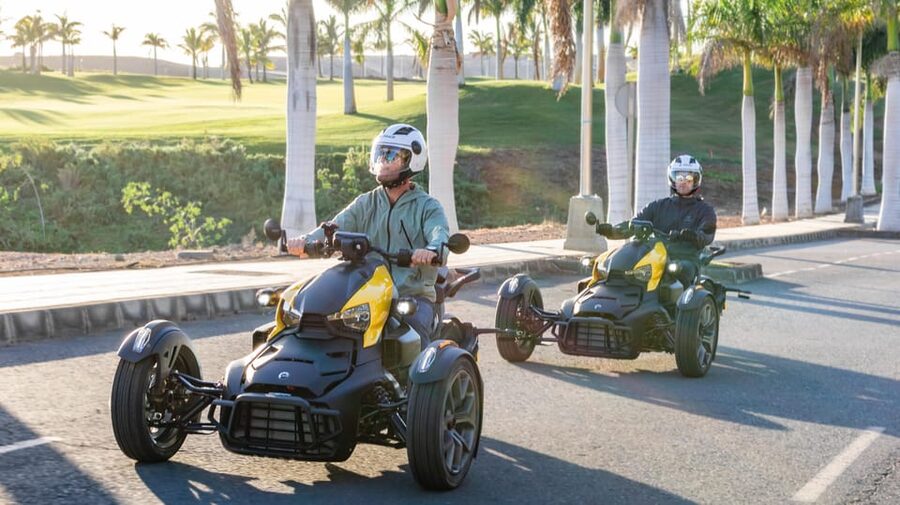 Can-am Ryker moto / buggy / quad Tour: Coast (Maspalomas) - Playa del Cura and the photo break