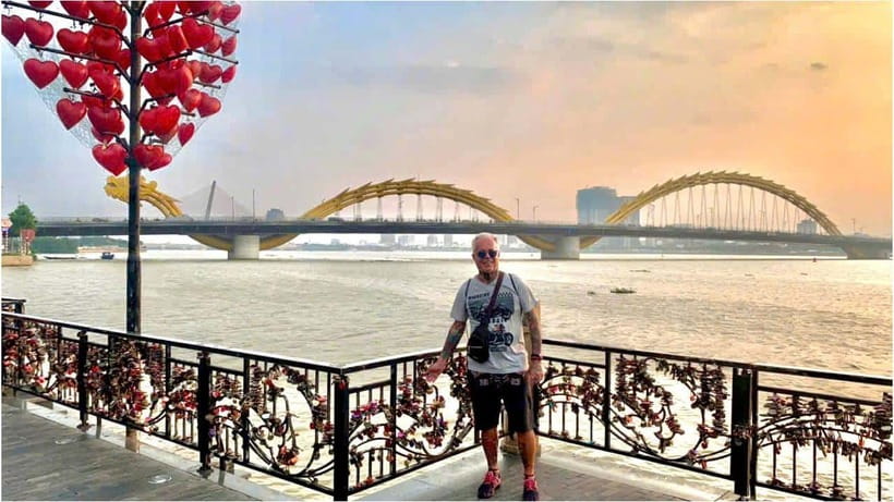 Da Nang Easy Rider Half-day city tour on motorbike - Dragon Bridge closes the city circuit