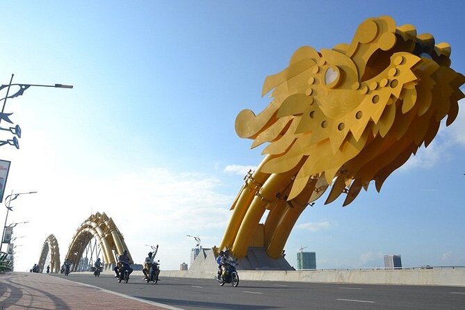 Da Nang Food Tour Motorbike & Sightseeing By Ao Dai Lady Rider - Dragon Bridge and the Han River crossing