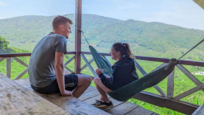 Dalat Countryside Motorbike Day Tour–Coffee Farms & Pagodas - Truc Lam Zen Monastery brings a calm finish