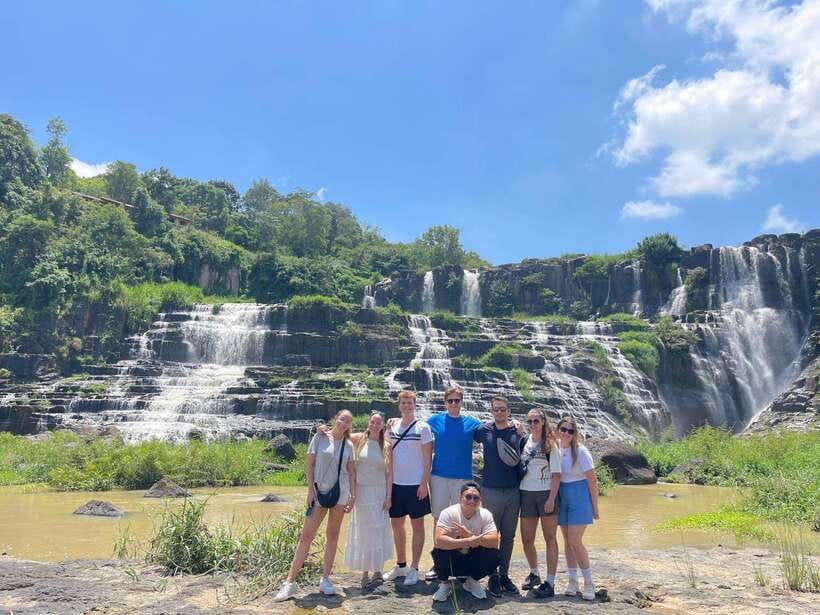 Dalat: MOTORBIKE TOUR TO PONGOUR FALLS- SILK- COFFEE FARM - Pongour Waterfall and a bigger sense of space