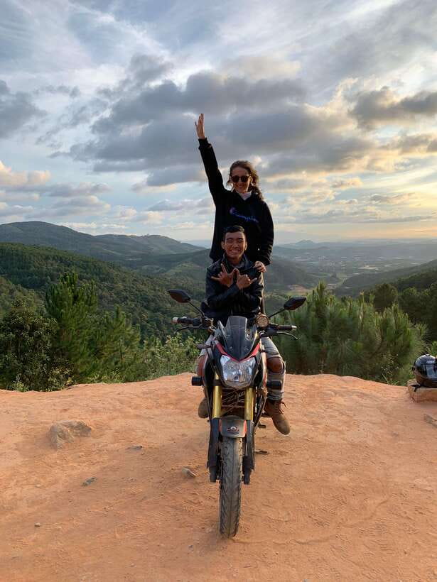Dalat: MOTORBIKE TOUR TO PONGOUR FALLS- SILK- COFFEE FARM - K’ho Tribal Village and a closer look at local culture
