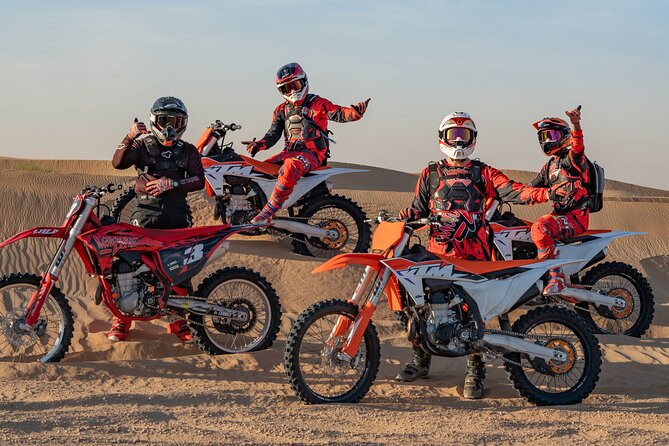 Desert Motorbike Tour in Dubai - KTM Bikes and Safety Equipment Add Real Value