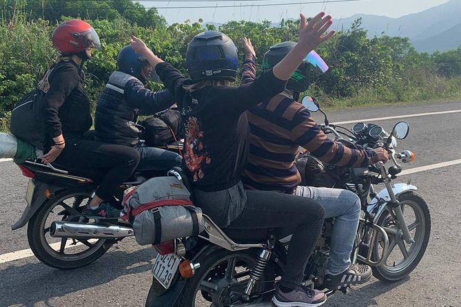Easy Rider From Hue Da Nang Hoi An Via Hai Van Pass With Mister T - The colorful tombs of An Bang Cemetery