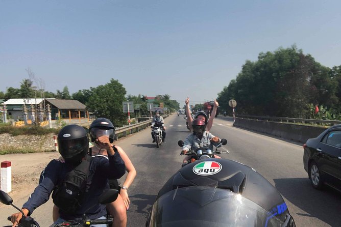 Easy Rider From Hue Da Nang Hoi An Via Hai Van Pass With Mister T - Cooling off at Suoi Mo Waterfall