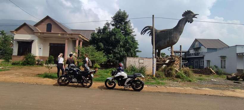Easy Rider Nha Trang Motorbike To Da Lat 1 Day - Ben Loi Wharf below Khanh Le Pass