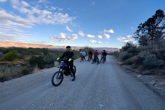 Electric Dirt Bike Tour – Scenic Sunset Adventure Near Zion - The Ride Back as Daylight Fades