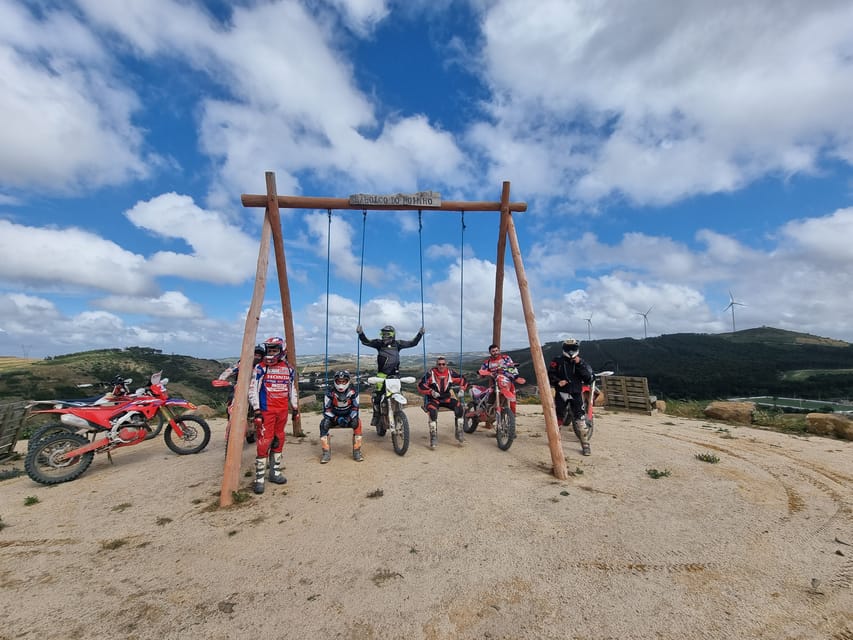 Enduro Ride three hours - Carregado, Lisboa - The Honda bike and the short test ride