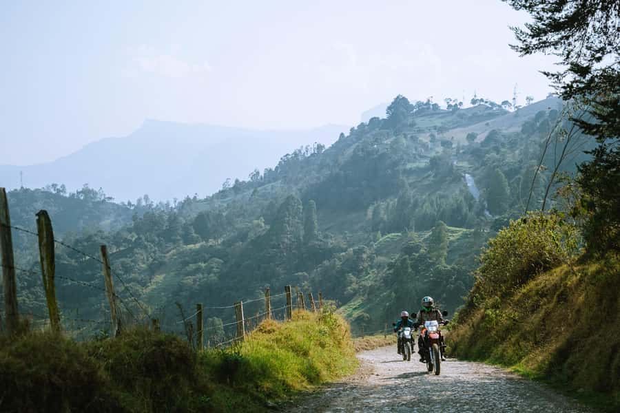 From Bogota: Mountains & Valleys Off-Road Motorcycle Tour - Leaving La Candelaria for the mountains