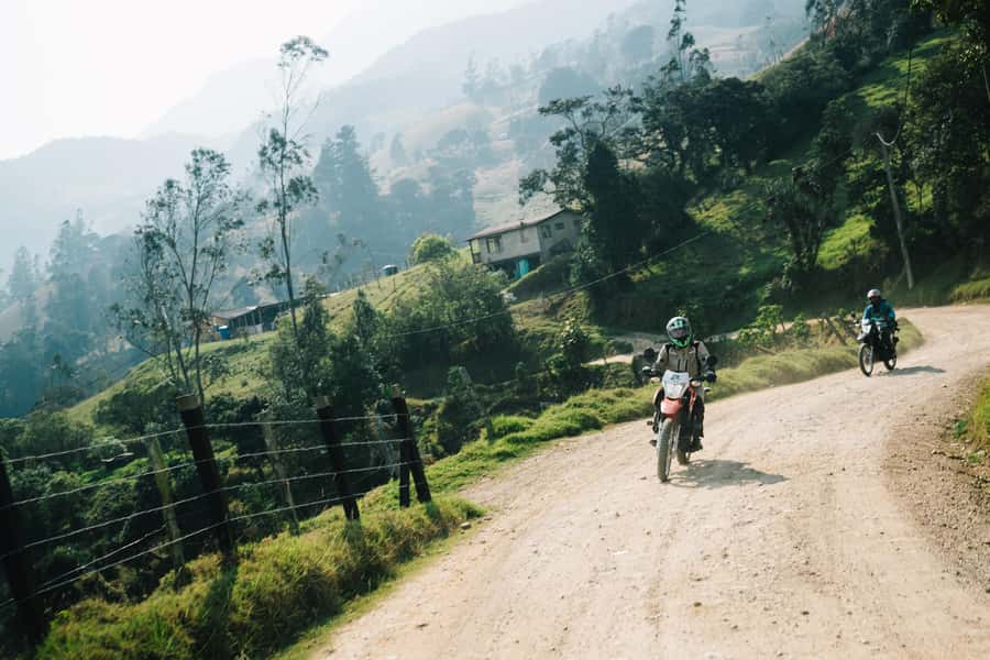 From Bogota: Mountains & Valleys Off-Road Motorcycle Tour - The long backcountry ride after lunch