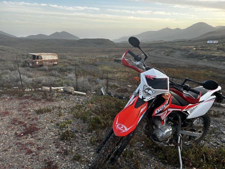 Fuerteventura south: enduro trips on motocycle/lic. B,A1&2,A - Hotel pickup in southern Fuerteventura