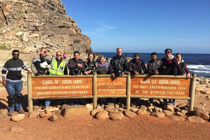 Full Day Cape Peninsula Motorcycle Tour on a Royal Enfield - Cape Point roads, baboons, and ostriches