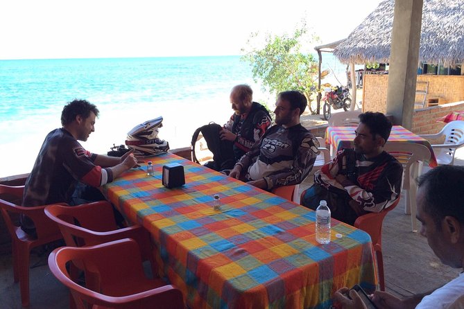 full day off road motorcycle adventure, Cabo Pulmo or Santiago waterfalls - Cabo Pulmo: coast, marine preserve, and a beach lunch