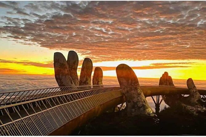 Golden Hand Bridge from Hue, Da Nang, Hoi An by Mr T Easy Rider - Why this motorbike route is more than a bridge visit