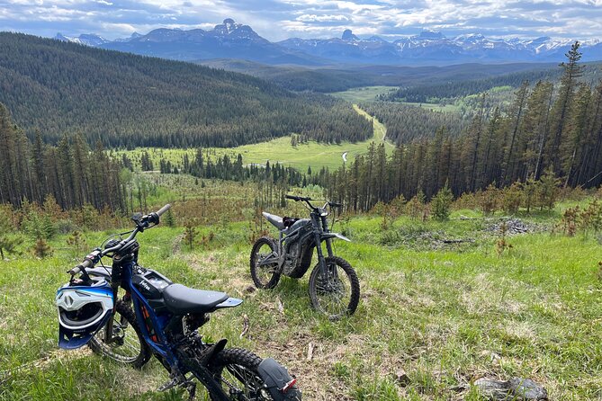 Guided Electric Dirt Bike Surron Tour Banff and Rockies - Key points at a glance