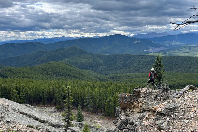 Guided Electric Dirt Bike Surron Tour Banff and Rockies - McLean Creek, where the riding gets rugged