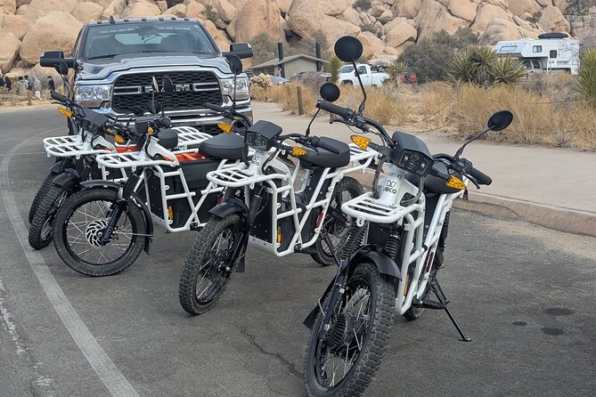 Guided Electric Motorbike Tour inside Joshua Tree National Park - The Desert Queen Mine walk