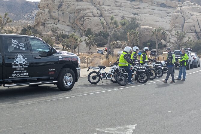 Guided Electric Motorbike Tour inside Joshua Tree National Park - Weather, cancellation, and group size