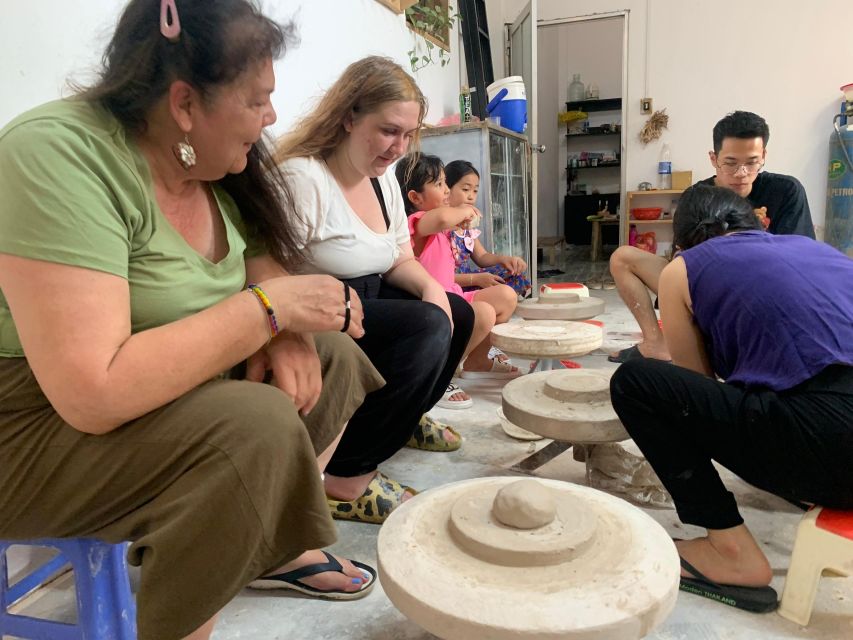 Hanoi Countryside Motorbike Tour: Bat Trang Ceramic Village - A Pottery Workshop Where You Make Something Yourself