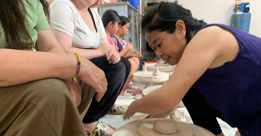 Hanoi Countryside Motorbike Tour: Bat Trang Ceramic Village - Bat Trang Communal House and Village Traditions