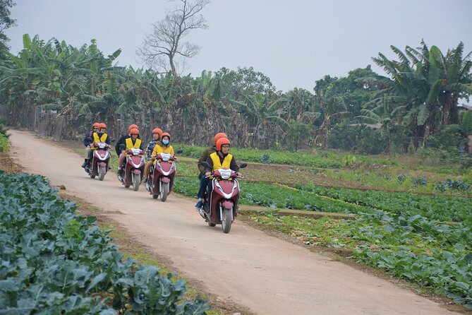 Hanoi Countryside Motorbike Tours Led By Women - Red River Island’s farms and dirt roads
