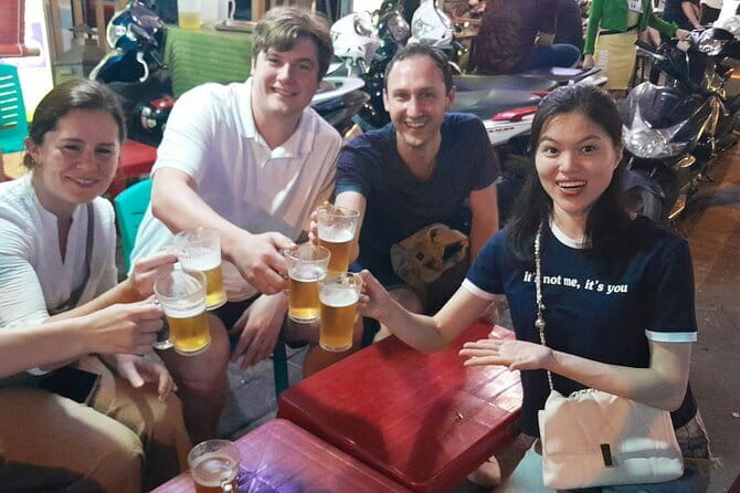 Hanoi Michelin Star Food Tour Via Jeep, Vespa or Motorbike - Coffee and the train at Hanoi Train Street