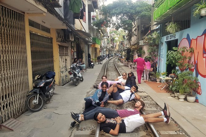 Hanoi Motorbike Tour: Food, Culture and Fun by Vintage Motorbike - Long Bien Bridge and the Red River views