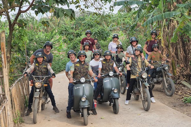 Hanoi Motorbike Tour: Food, Culture and Fun by Vintage Motorbike - Train Street, coffee, and careful timing