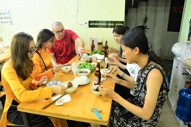 Hanoi Motorbike Tour Led By Women: Hanoi Motorbike Food Tours - West Lake, Truc Bach, and nighttime views