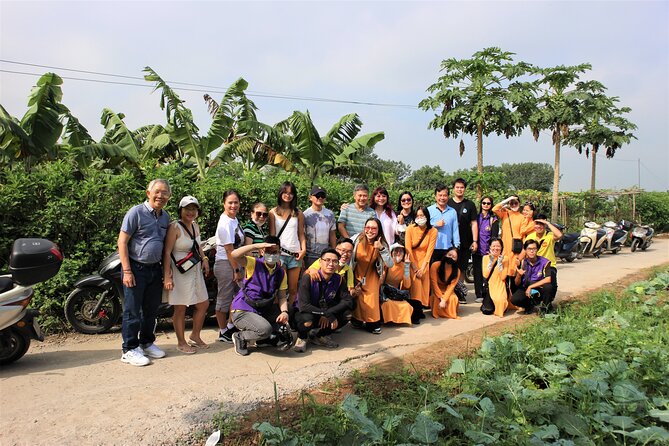 Hanoi Motorbike Tour Led By Women - Railway Street and homes only a meter apart
