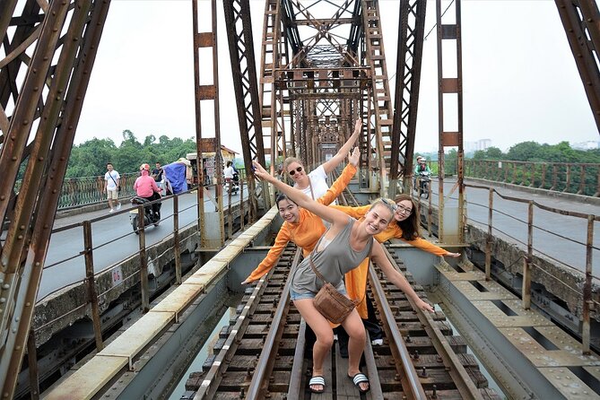 Hanoi Motorbike Tours Led By Women: Hanoi City Insight Motorbike Tours - Huu Tiep Lake and the B-52 wreck