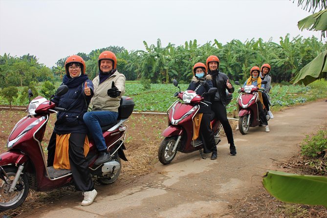 Hanoi Motorbike Tours Led By Women: Hanoi Outskirts & Rural Life - A Vietnamese meal near Ho Truc Bach