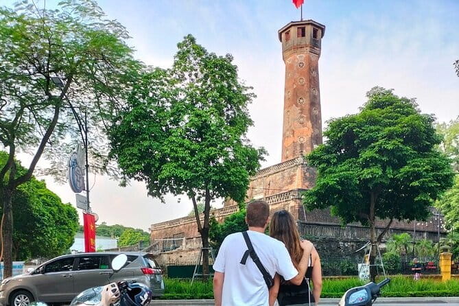 Hanoi Unique Motorbike Tour - Long Bien Bridge and the Red River