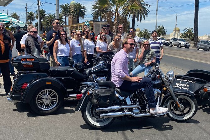 Harley Davidson Trike Tour of Melbourne - St Kilda Beach and Beaconsfield Parade